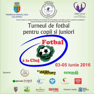 Banner Fotbal a la Cluj 2016