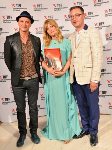 Mihai Chirilov, Nastassja Kinski si Tudor Giurgiu TIFF 2015 Foto Nicu Cherciu