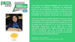 Semifinaliști români - House of Nature