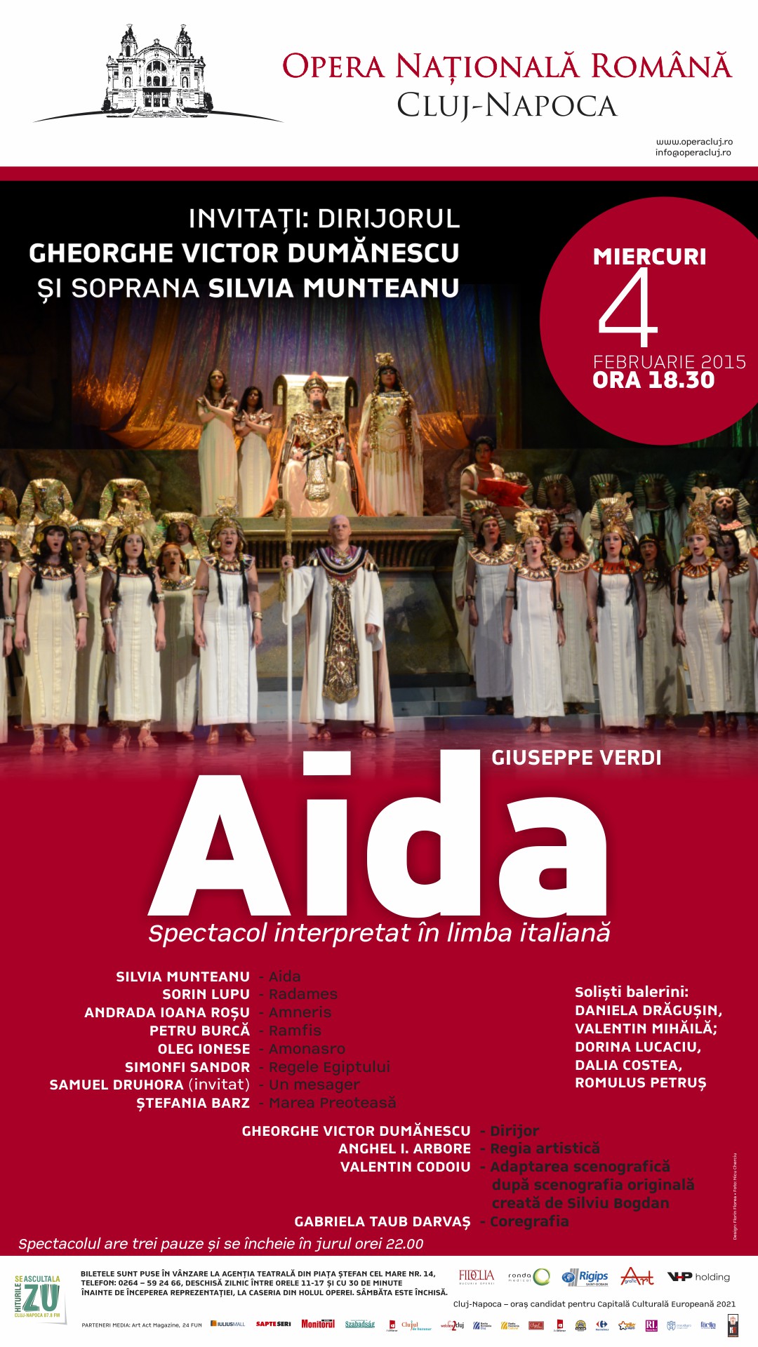 AIDA – Superproducția verdiană revine în aplauzele exaltate ale publicului