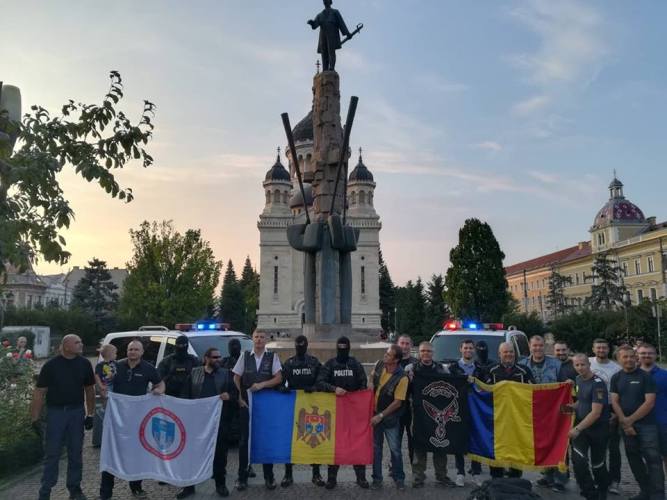 Cum au marcat Centenarul Marii Uniri, motocicliștii MAI? Au purtat tricolorul de la Cluj-Napoca la Alba Iulia