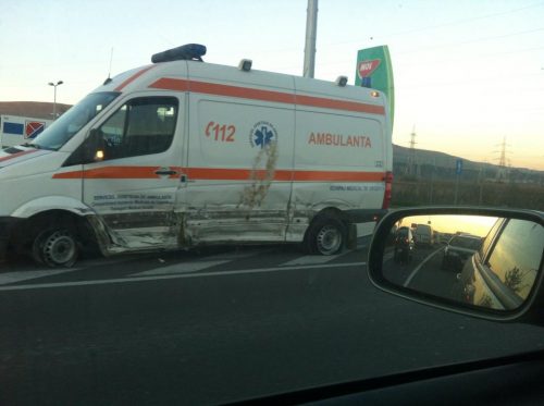 ambulanță, știri din cluj, cluj24h, accident ambulanță florești