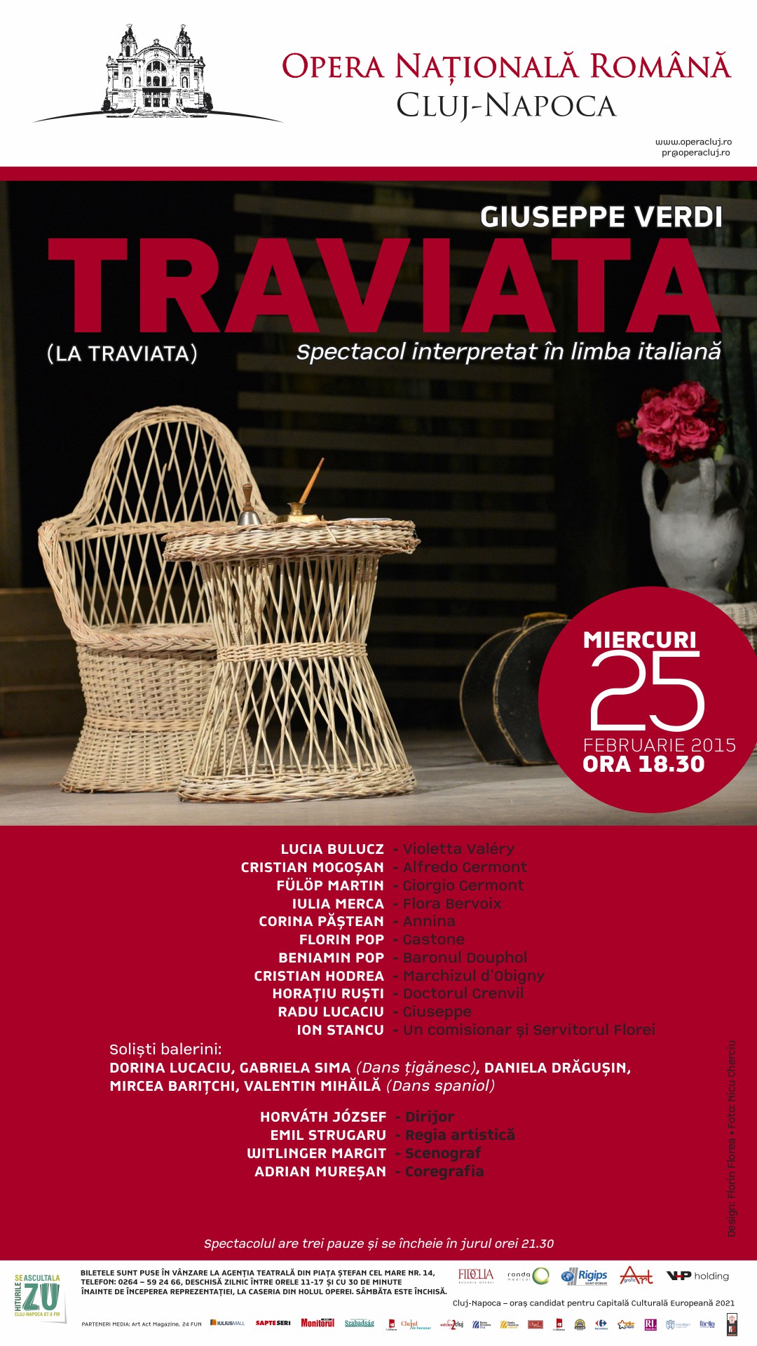 Traviata, un spectacol emoționant  miercuri, 25 februarie
