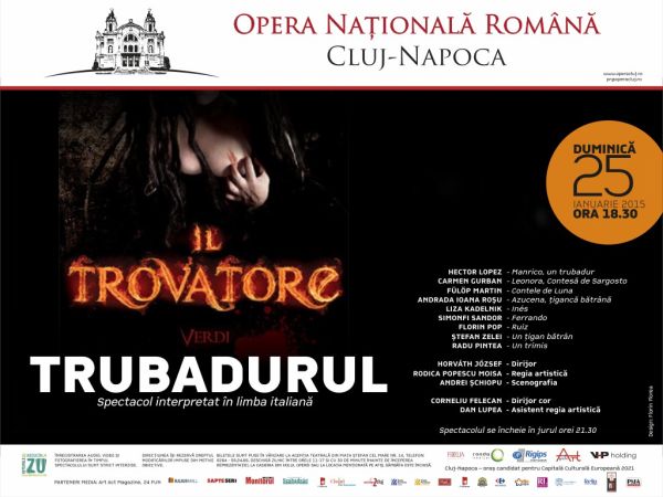 ”Il Trovatore” revine  la Opera Naţională Română din Cluj-Napoca