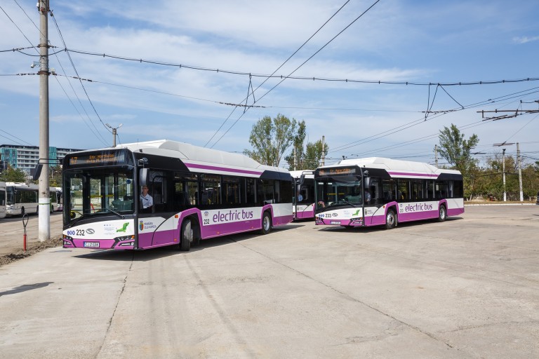 Alte 20 autobuze electrice au intrat în circulație la Cluj-Napoca.