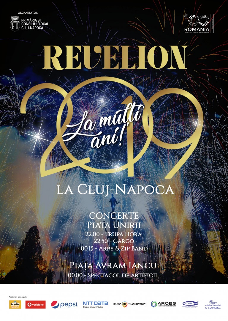 Revelion 2019 la Cluj-Napoca:  program și restricții de circulație. Află detalii