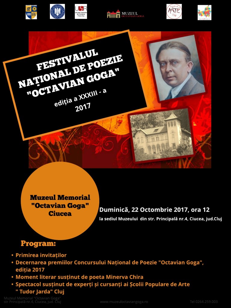 Festivalul Național de Poezie ,,Octavian Goga”, ediția a XXXIII-a