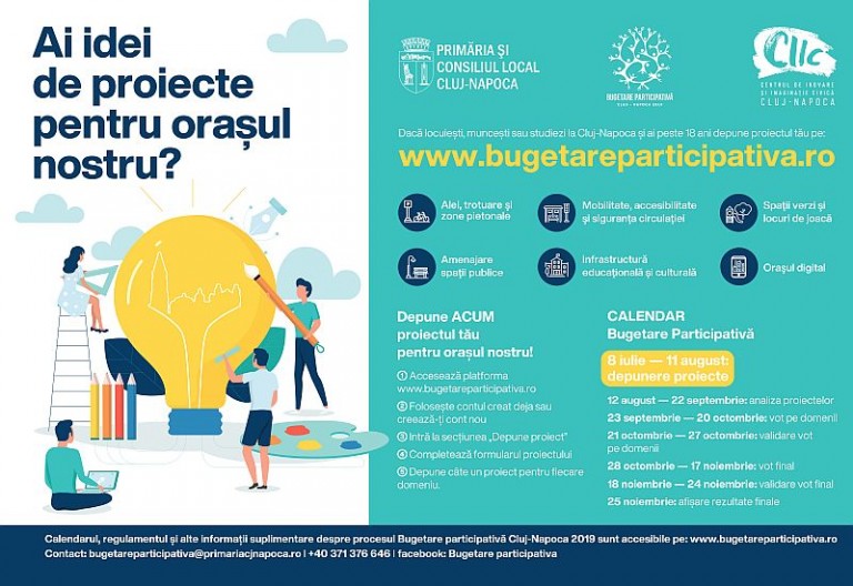 Procesul Bugetare participativă Cluj-Napoca 2019!
