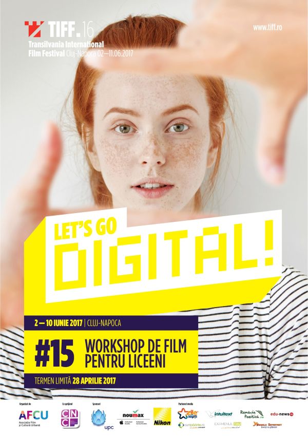 Adolescenții fac filme la TIFF:  încep înscrierile pentru Let’s Go Digital!