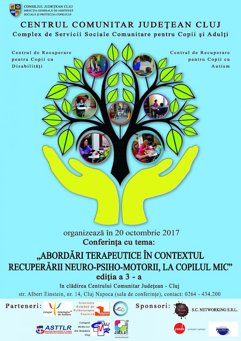 Conferința națională „Abordări terapeutice în contextul recuperării neuro-psiho-motorii la copilul mic’’, ediția a III-a