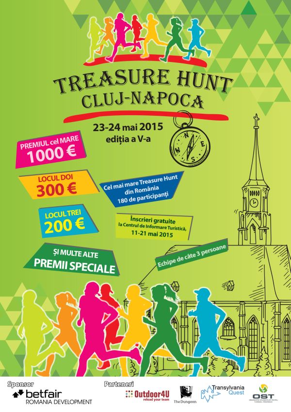 Concurs de Treasure Hunt în cadrul Zilelor Clujului