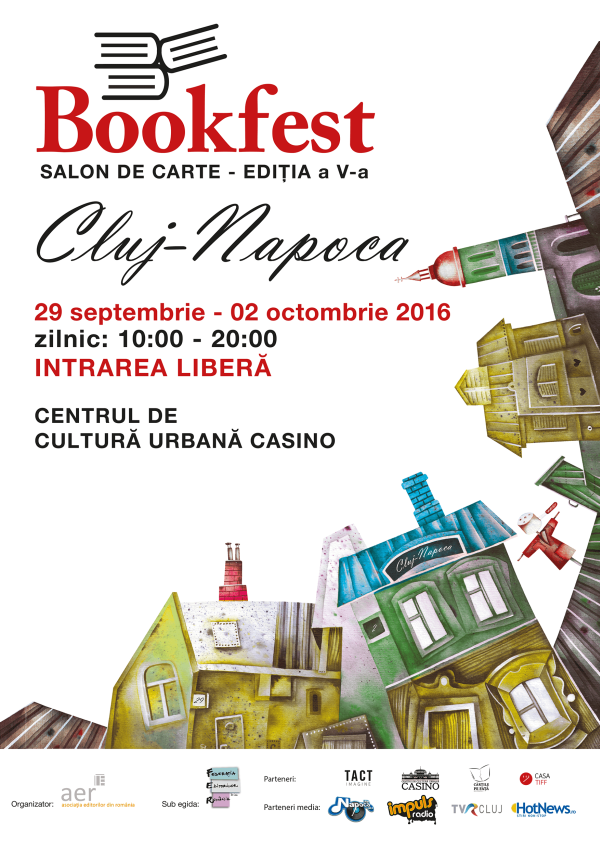 Salonul de Carte  Bookfest revine la Cluj-Napoca în perioada 29 septembrie-2 octombrie 2016