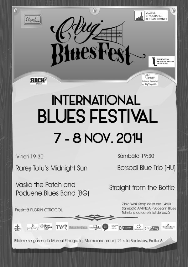 Primul festival de Blues ajunge la Cluj în perioada 7-8 noiembrie 2014