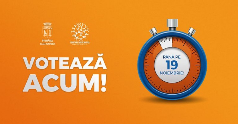 Ultimele 5 zile din etapa finală de vot – Bugetare participativă Cluj-Napoca 2017