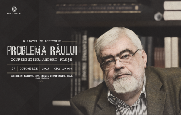Andrei Pleşu conferenţiază la Cluj despre „Problema Răului”