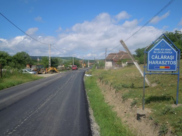 RAADPP Cluj execută lucrări de asfaltare pe DJ 161B – Turda-Bogata-Călărași