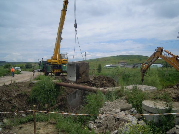 RAADPP Cluj a început construcția unui pod nou la Berindu