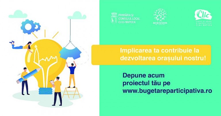 Punctul de informare pentru Bugetare participativă Cluj-Napoca 2019 se mută la sediul Primăriei Cluj-Napoca, Calea Moților, nr. 1-3