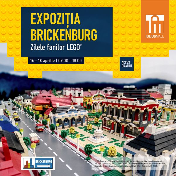 Expoziție inedită de construcții LEGO, la Iulius Mall Cluj.