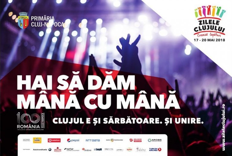Zilele Clujului – ediția a VIII-a are loc în perioada 17-20 mai 2018. Vezi programul!