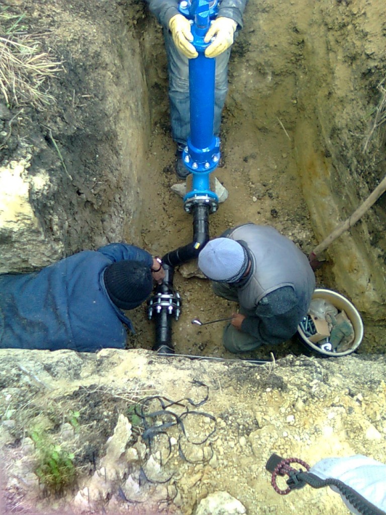 Rețea nouă de distribuție a apei potabile, în comuna Recea Cristur
