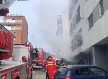 Incendiu provocat pe Grigore Moisil, știri din cluj, cluj24h, știri cluj, isu cluj, incendiu