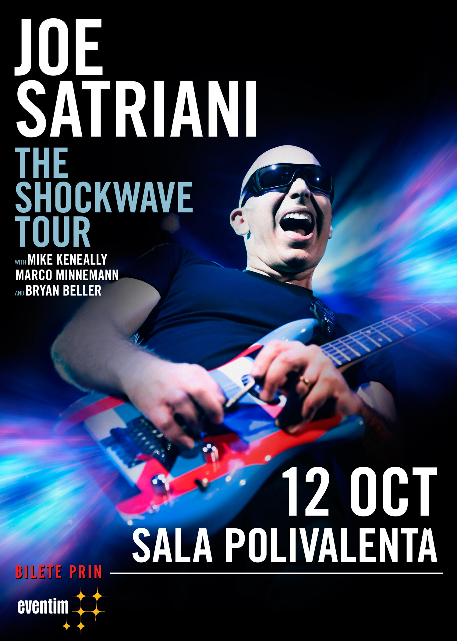Superstarul american, JOE SATRIANI revine in Romania pentru doua concerte!