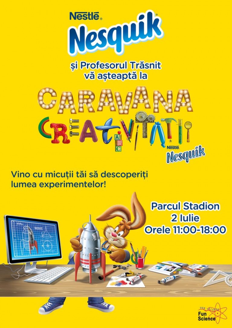 Caravana Creativității ajunge în Cluj-Napoca