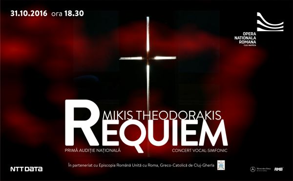 ”REQUIEM”, de Mikis Theodorakis  Un concert excepțional în primă audiție națională,  în ajunul Luminației