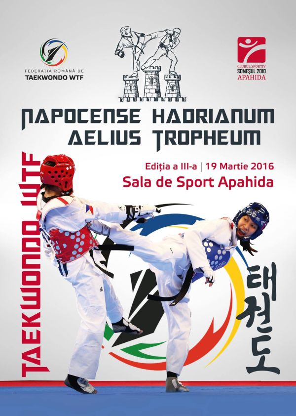 A III-a ediţie a Campionatului Naţional de Taekwondo ajunge la Apahida pe 19 martie 2016.