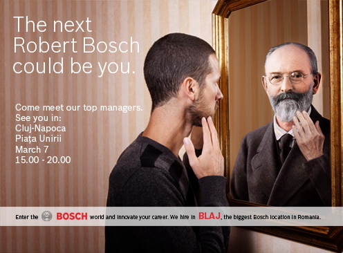 Caravana de recrutare „Enter the Bosch world” demarează în Cluj-Napoca