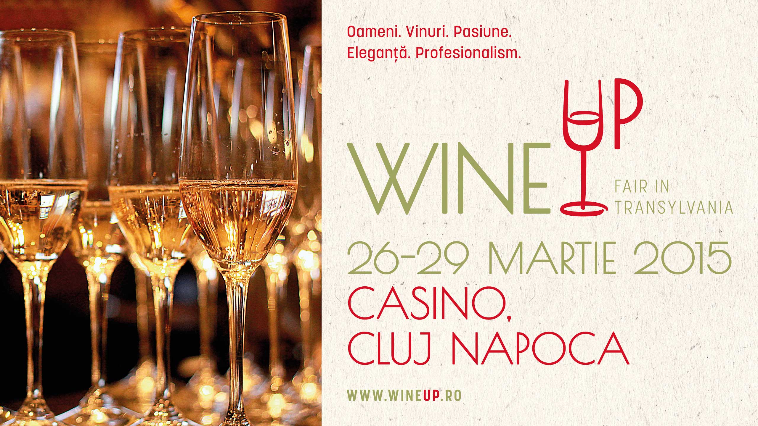 WINEUP® FAIR IN TRANSYLVANIA reunește la Cluj cele mai bune vinuri și nume recunoscute la nivel național și internațional.