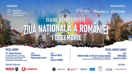 Ziua Națională a României 2023, cluj24h.ro, știri din cluj, 1 decembrie, program ziua nationala, program 1 decembrie