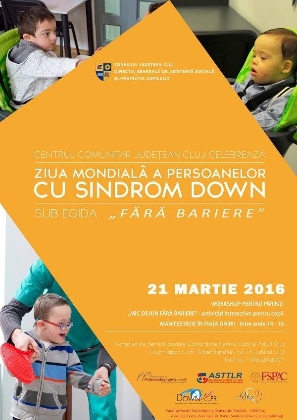 Ziua mondială a persoanelor cu sindrom Down la DGASPC Cluj