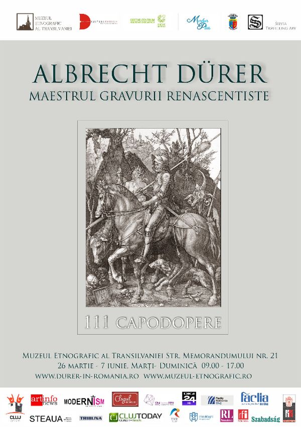 Expoziţie cu 111 stampe ale lui ALBRECHT DÜRER la Muzeul Etnografic al Transilvaniei