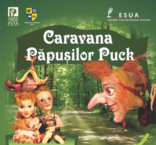 Caravana Păpuşilor Puck trece prin Buza, Gilău, Floreşti şi Beliş