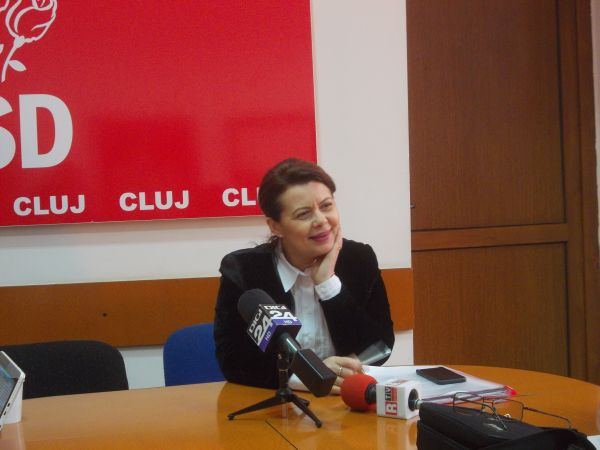 Aurelia Cristea a demisionat din funcţia de preşedinte a PSD Cluj-Napoca. A pierdut şi susţinerea partidului pentru candidatură