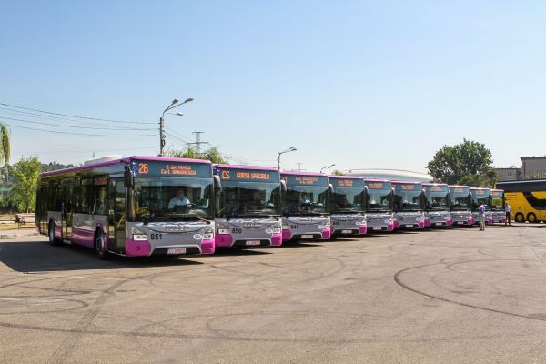 CTP Cluj-Napoca pune în circulţie alte 10 autobuze noi.