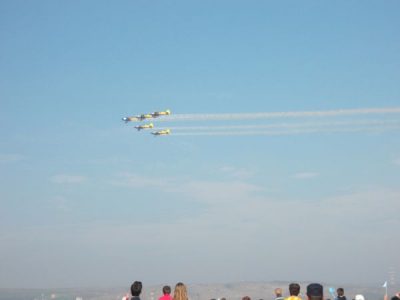 Show aviatic la Câmpia Turzii de Ziua Aviaţiei Române