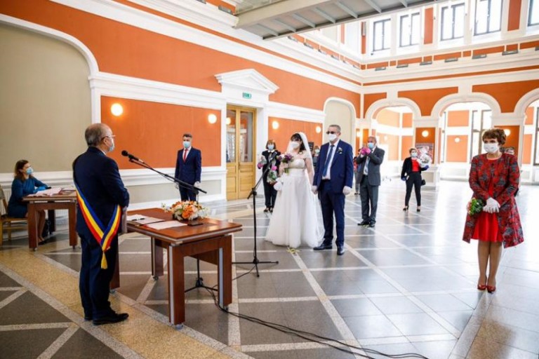 Cluj-Napoca: Căsătorii în vremea pandemiei!