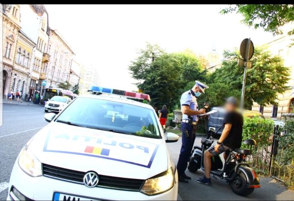 Cluj-Napoca: peste 120 de sancțiuni date de polițiști în trafic.