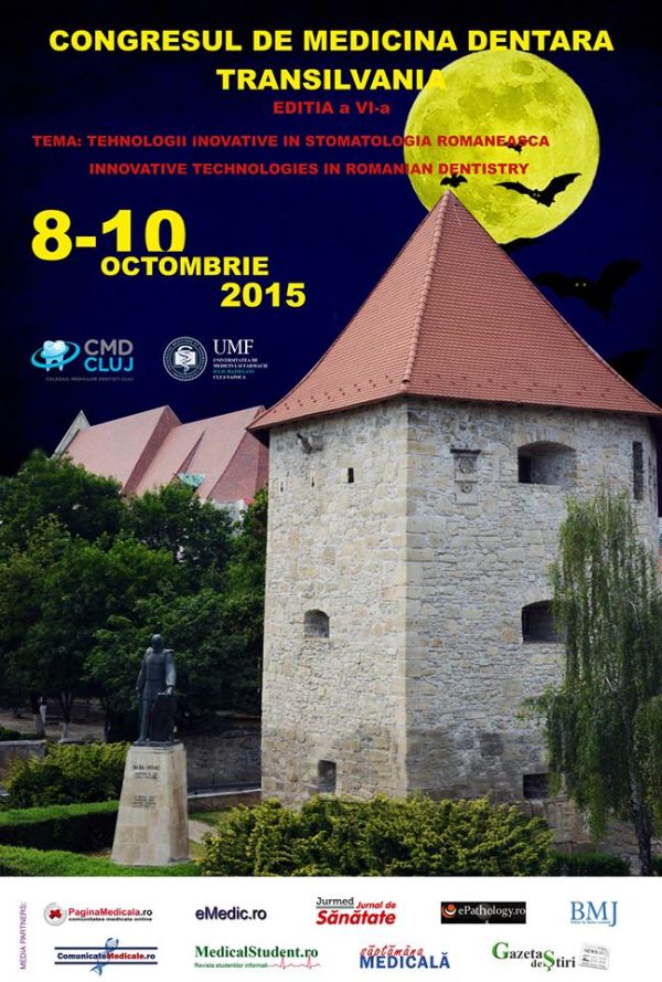Congresul de Medicină Dentară Transilvania se va desfășura la Cluj-Napoca în acest an.