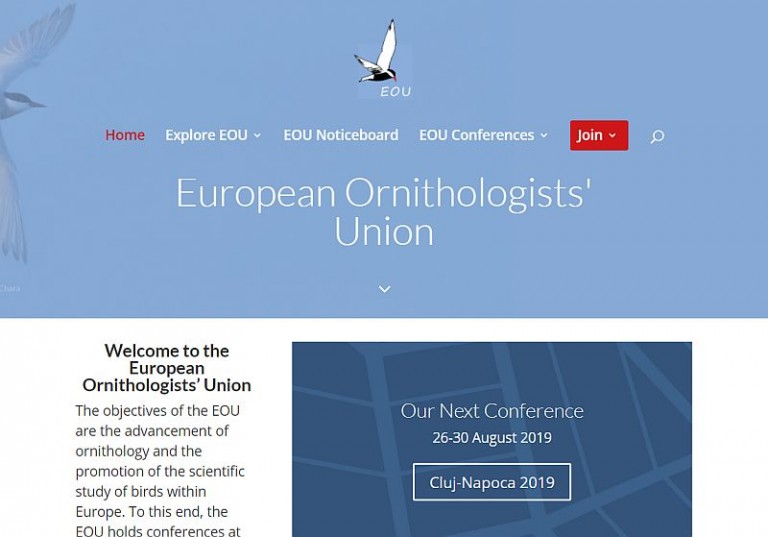 Al 12-lea Congres al Uniunii Ornitologilor din Europa are loc la Cluj în perioada 26-30 august 2019