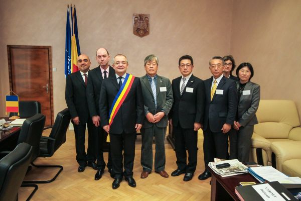 Delegaţie japoneză la Primăria Cluj-Napoca