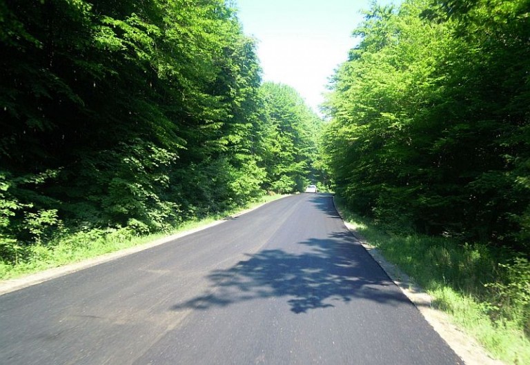 Drumul județean 103G, complet asfaltat între localitatea Gheorgheni și intersecția cu DN1 din Tureni