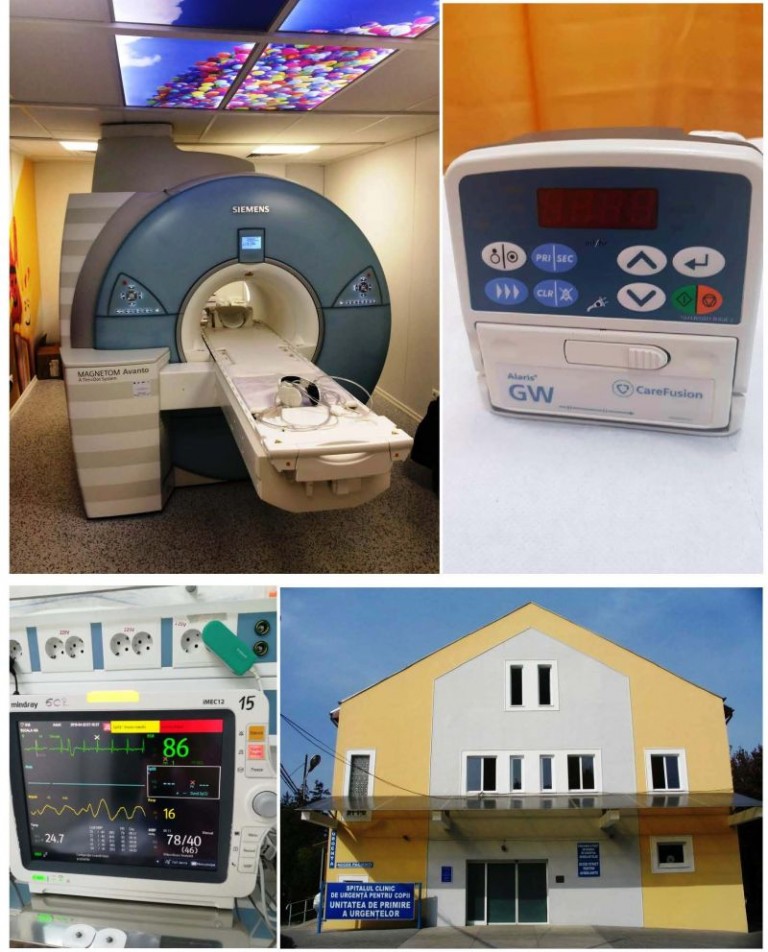 188 de noi echipamente medicale pentru Spitalul de Copii Cluj-Napoca