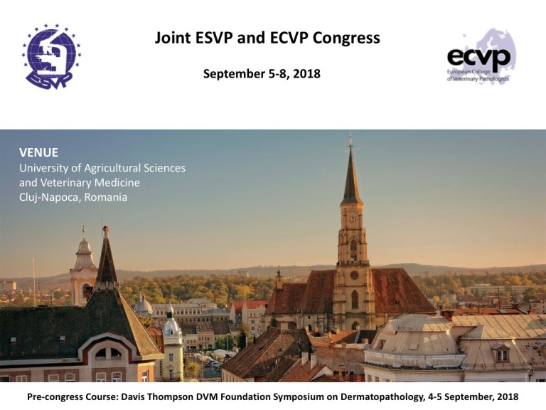 Congresul european de Patologie Veterinară, găzduit de USAMV Cluj-Napoca. Participă specialiști de pe  cinci continente.
