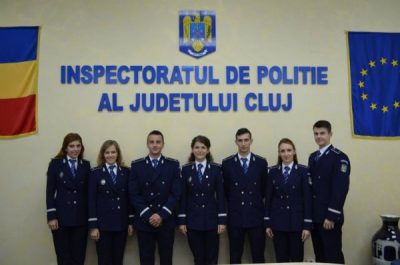 IPJ Cluj are 7 noi ofiţeri, absolvenţi ai Academiei de Poliţie din Bucureşti