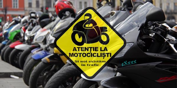 Peste 300 de motocicliști vor defila la Cluj într-o campanie de prevenire a accidentelor și responsabilizare