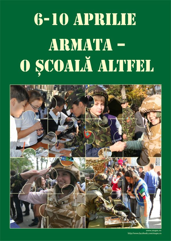 „Armata – o şcoală altfel” la Cluj-Napoca